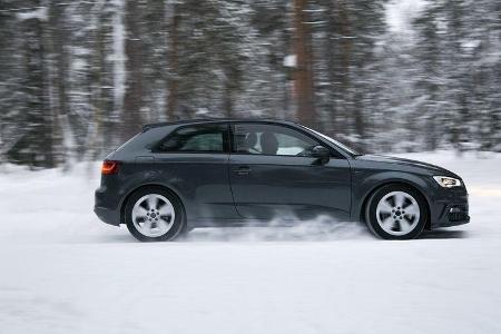 Audi A3, Seitenansicht, Schnee
