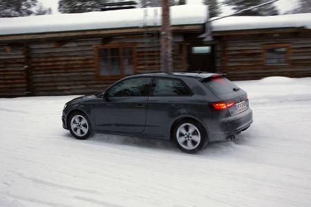Audi A3, Seitenansicht, Schnee