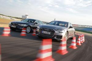 Audi A6 50 TDI Quattro gegen BMW 530d xDrive