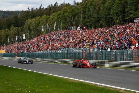 Sebastian Vettel - Lewis Hamilton - GP Belgien 2018 - Spa