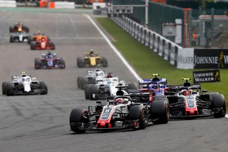 Romain Grosjean - HaasF1 - GP Belgien 2018 - Spa