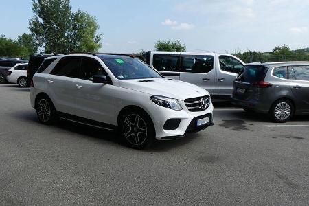 Fahrerautos - GP Ungarn 2018 - Valtteri Bottas - Mercedes GLE