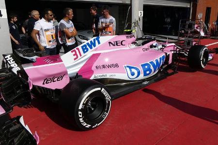 Force India - Formel 1 - GP Belgien - Spa-Francorchamps - 23. August 2018