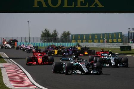 Lewis Hamilton - Mercedes - GP Ungarn 2018 - Budapest - Rennen