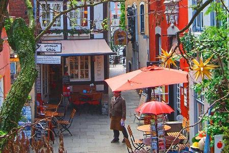 Fachwerkhäuser in Bremens Schnoorviertel