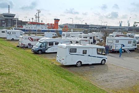 Stellplatz an der Doppelschleuse
