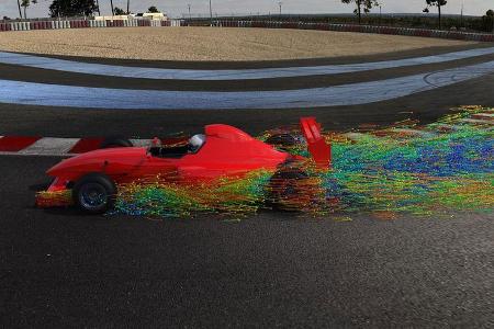 F1 - Digitaler Windkanal - Simulation - CFD - Exa