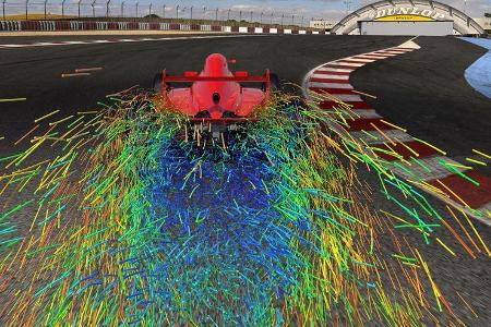 F1 - Digitaler Windkanal - Simulation - CFD - Exa