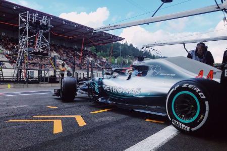 Lewis Hamilton - Mercedes - GP Belgien - Spa-Francorchamps - 24. August 2018