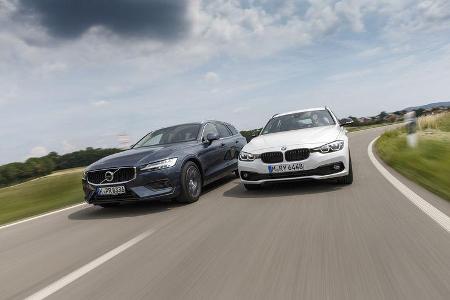 BMW 320d Touring, Volvo V60 D4, Exterieur