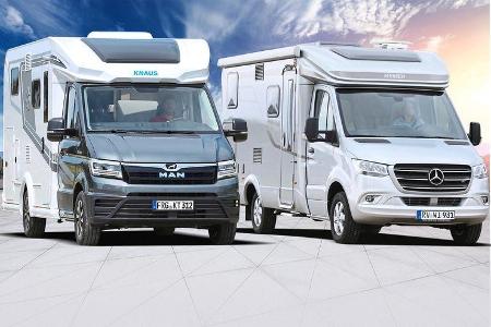 Vergleich Hymer MLT Knaus Van TI