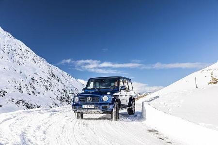 Mercedes G 350 d Fahrbericht Hochgurgl / Timmelsjoch Winter 2018