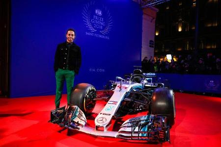 Lewis Hamilton - Mercedes - FIA - Preisverleihung - St. Petersburg