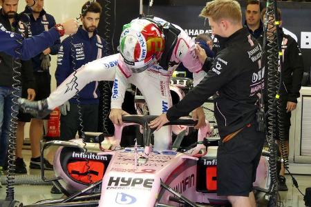 Alfonso Celis - Force India - GP Mexiko - Formel 1 - Freitag - 27.10.2017