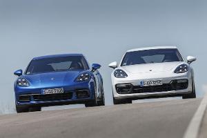 Panamera 4s und 4 E-Hybrid im Vergleich