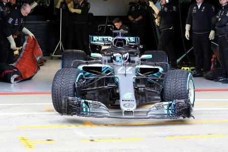 Mercedes W09 - F1-Auto - Shakedown - Silverstone - 2018