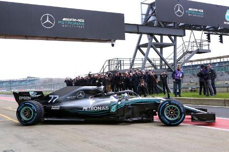 Mercedes W09 - F1-Auto - Shakedown - Silverstone - 2018