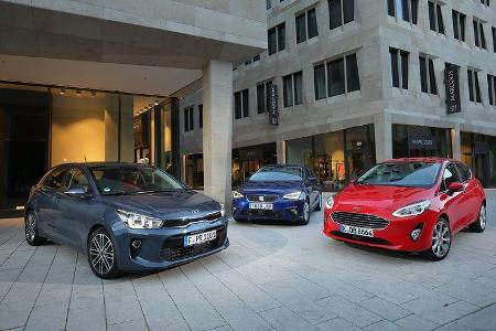 Ford Fiesta, Kia Rio, Seat Ibiza