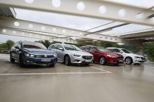 Ford Mondeo Turnier 2.0 TDCi, Opel Insignia Sports Tourer 2.0 Diesel, Skoda Superb Combi 2.0 TDI, VW Passat Variant 2.0 TDI,...