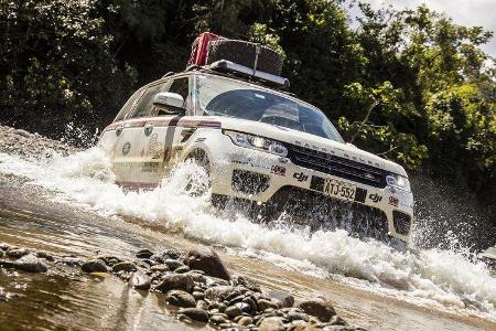 Range Rover Wasserdurchfahrt