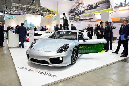 Porsche Cayman e-volution - Sportwagen - Forschungsfahrzeug - Elektromotor