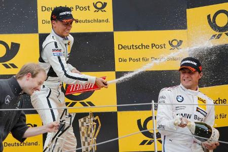 Wehrlein - Spengler - Podest - DTM - Moskau - 1. Rennen - Samstag - 29.08.2015