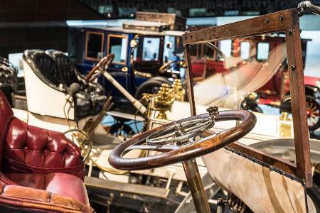 1905 Benz 18 PS Doppelphaeton - Mercedes-Museum - Lenkrad