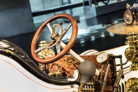 1908 Mercedes 75 PS Doppelphaeton - Mercedes-Museum - Lenkrad