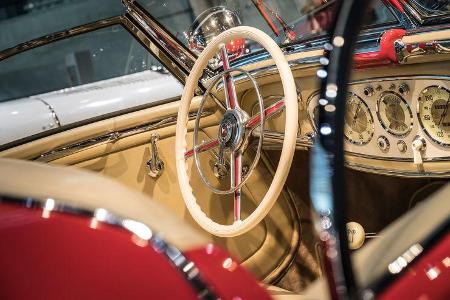 1936 Mercedes-Benz 500K Spezial-Roadster - Mercedes-Museum - Lenkrad