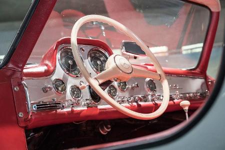 Mercedes-Benz 300 SL - Lenkrad - Innenraum - Mercedes-Museum