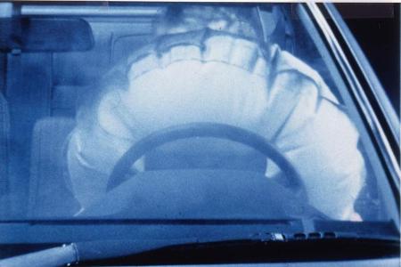 Mercedes - Test - Airbag - Lenkrad-Airbag Realversuch - 1979 bis 1984
