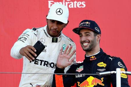 Hamilton & Ricciardo - GP Italien 2017