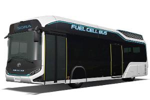 Toyota Brennstoffzellenbus Tokyo Motor Show 2017