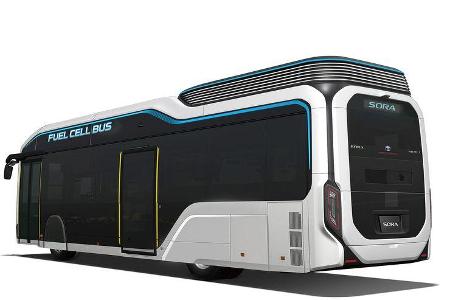 Toyota Sora Brennstoffzellen-Bus Tokyo Motor Show 2017