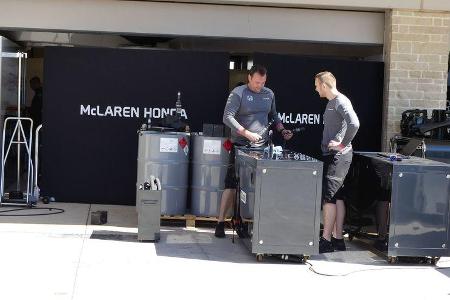 McLaren-Honda - GP USA - Austin - Formel 1 - Mittwoch - 18.10.2017