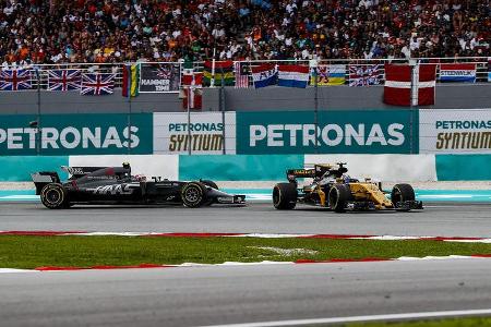 Kevin Magnussen & Jolyon Palmer - GP Malaysia 2017