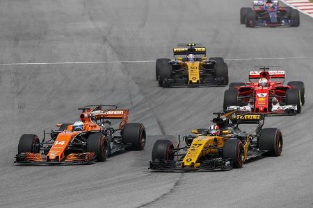 Fernando Alonso & Nico Hülkenberg - GP Malaysia 2017