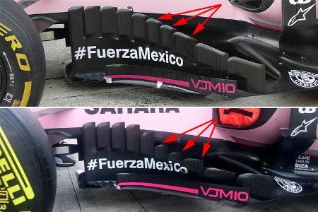 Force India - Technik - GP Malaysia / Japan 2017