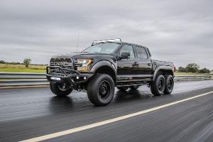 Hennessey VelociRaptor 6X6 auf der SEMA 2017
