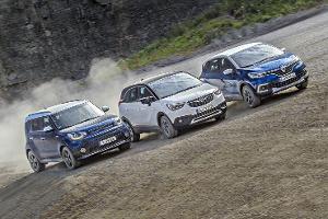 Kia Soul 1.6 CRDi Spirit, Opel Crossland X 1.6 D Innovation, Renault Captur dCi 110 Intens, Exterieur