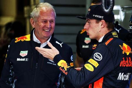 Max Verstappen - Helmut Marko - Red Bull - Formel 1 - GP Brasilien - 11. November 2017