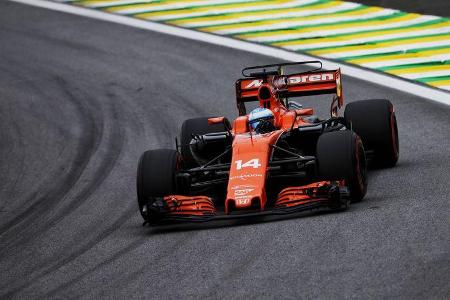 Fernando Alonso - McLaren - Formel 1 - GP Brasilien - 11. November 2017