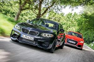Audi TT RS gegen BMW M2 im Test