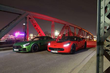 Mercedes-AMG GT R - Corvette Z06 - Sportwagen - Test