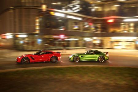 Mercedes-AMG GT R - Corvette Z06 - Sportwagen - Test