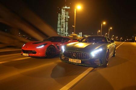 Mercedes-AMG GT R - Corvette Z06 - Sportwagen - Test