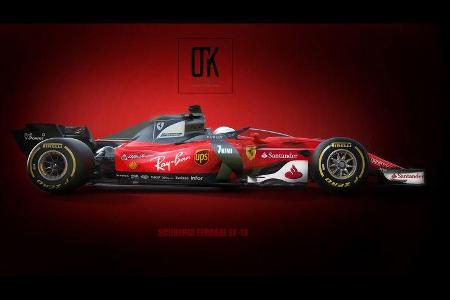 Halo-Studie - Ferrari - 2017