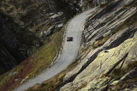 Sebastien Buemi - Red Bull - Showrun - Gotthard-Pass - RB8 - 2017