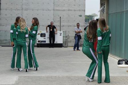 Grid Girls - Formel 1 - GP Brasilien - 8. November 2017 Grid Girls - Formel 1 - GP Brasilien - 8. November 2017