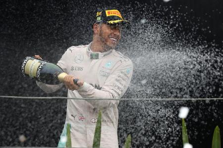 Lewis Hamilton - Mercedes - GP Brasilien 2016 - Interlagos - Rennen